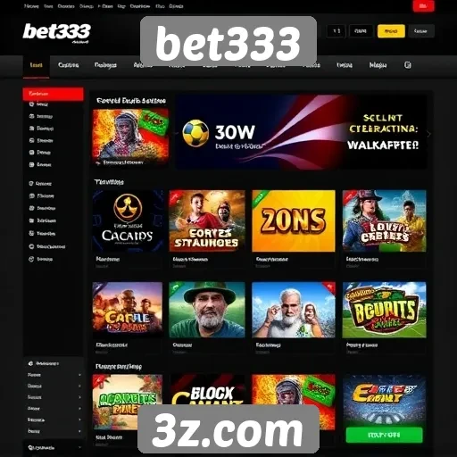 Experiência do usuário na navegação do portal bet333
